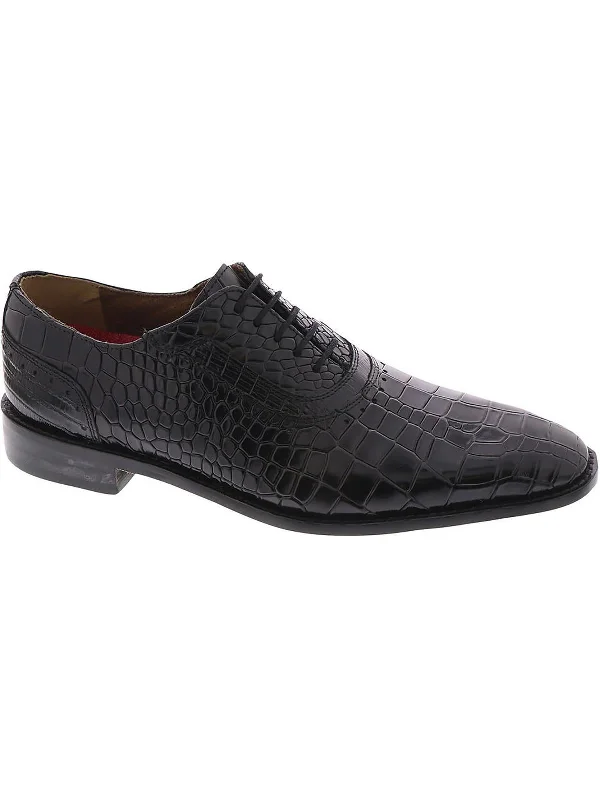 Men's formal shoes with a leather sole and heel Men's formal shoes with a leather sole and heel Riccardi Mens Leather Crocodile Print Oxfords Men's formal shoes with a leather sole and heel Men's formal shoes with a leather sole and heel Riccardi Mens Leather Crocodile Print Oxfords