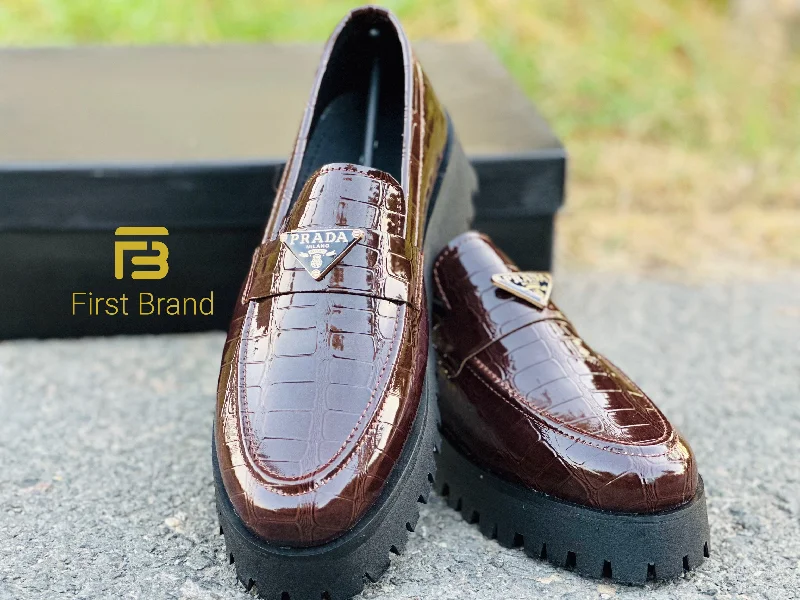 Men's casual shoes with a sporty look and feel C008-Parda Brown
