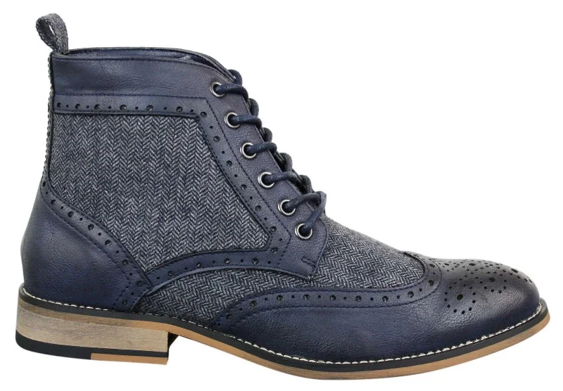 Men's formal shoes with a double monk strap Men's formal shoes with a double monk strap Mens Classic Tweed Oxford Ankle Boots in Navy Leather Men's formal shoes with a double monk strap Men's formal shoes with a double monk strap Mens Classic Tweed Oxford Ankle Boots in Navy Leather