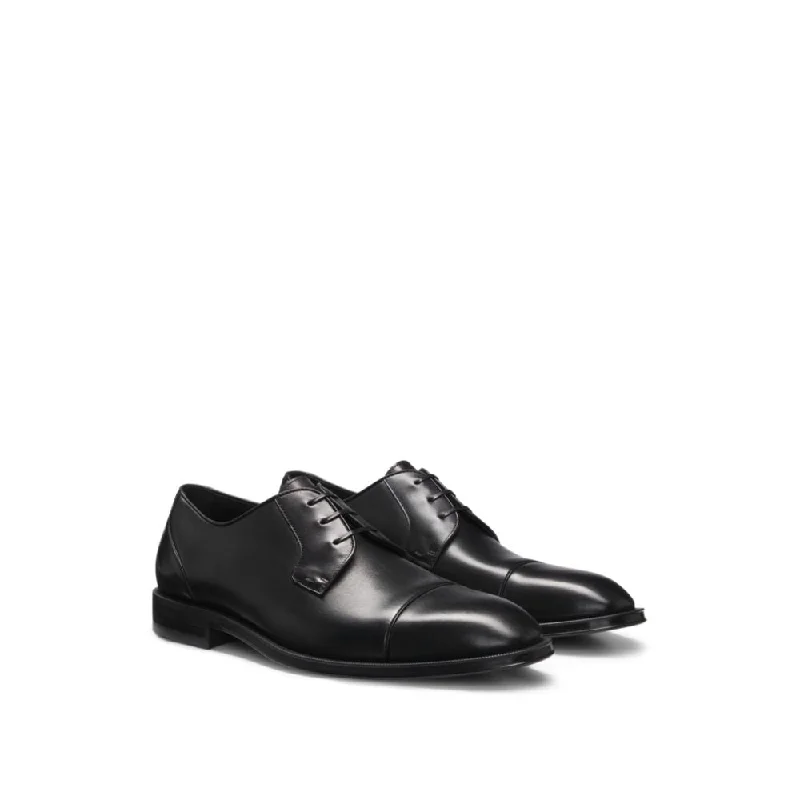 Men's formal shoes with a rubber heel cap for durability Men's formal shoes with a rubber heel cap for durability Cap-toe Derby shoes in leather Men's formal shoes with a rubber heel cap for durability Men's formal shoes with a rubber heel cap for durability Cap-toe Derby shoes in leather