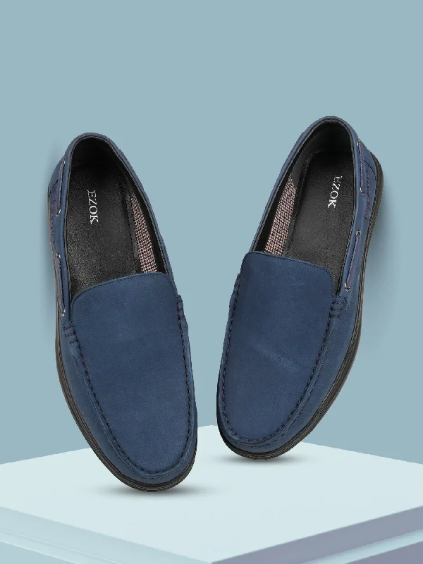 Men's casual shoes with a logo patch on the tongue Ezok Men's Leather Slip-On Casual Shoes - Effortless Style & Comfort Men's casual shoes with a logo patch on the tongue Ezok Men's Leather Slip-On Casual Shoes - Effortless Style & Comfort
