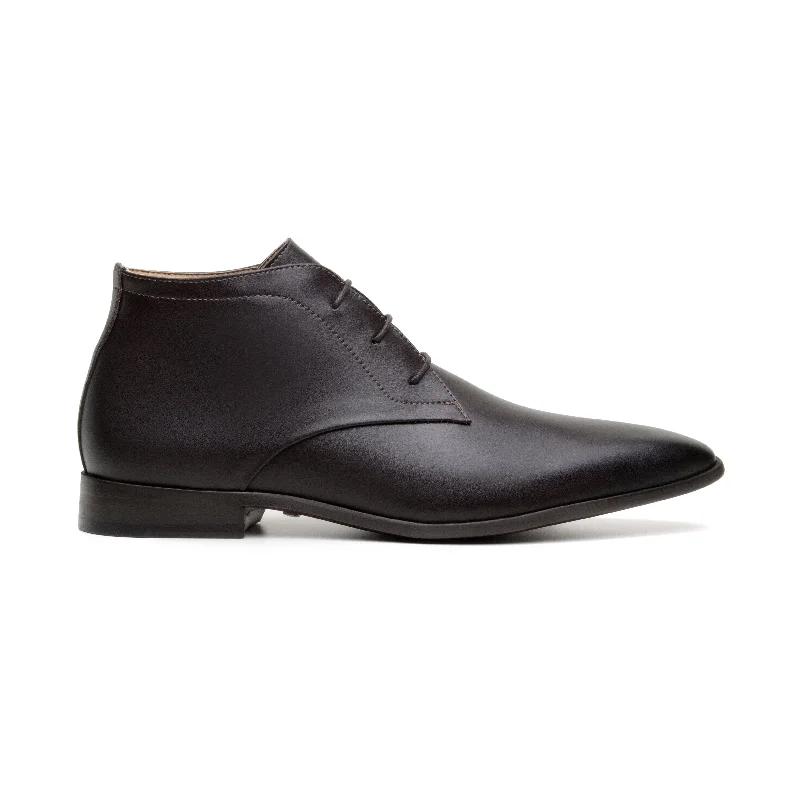 Men's leather formal Oxford shoes with a cap toe Men's leather formal Oxford shoes with a cap toe 'Benjie' men's vegan chukka by Zette Shoes - espresso Men's leather formal Oxford shoes with a cap toe Men's leather formal Oxford shoes with a cap toe 'Benjie' men's vegan chukka by Zette Shoes - espresso