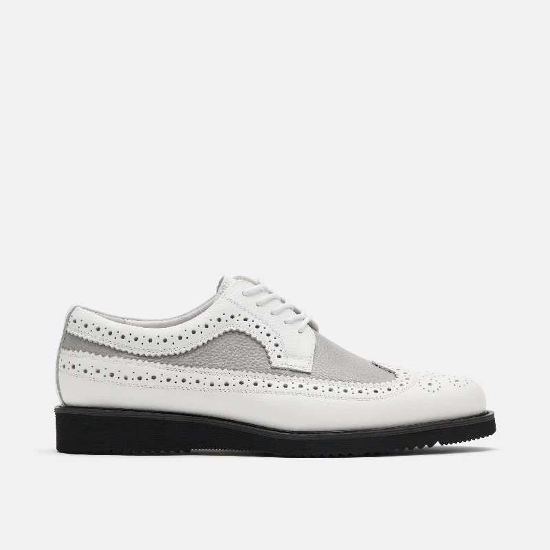 Men's formal shoes with a contrast stitching detail Men's formal shoes with a contrast stitching detail Alexander White/Grey Leather Longwing Sneakers Men's formal shoes with a contrast stitching detail Men's formal shoes with a contrast stitching detail Alexander White/Grey Leather Longwing Sneakers