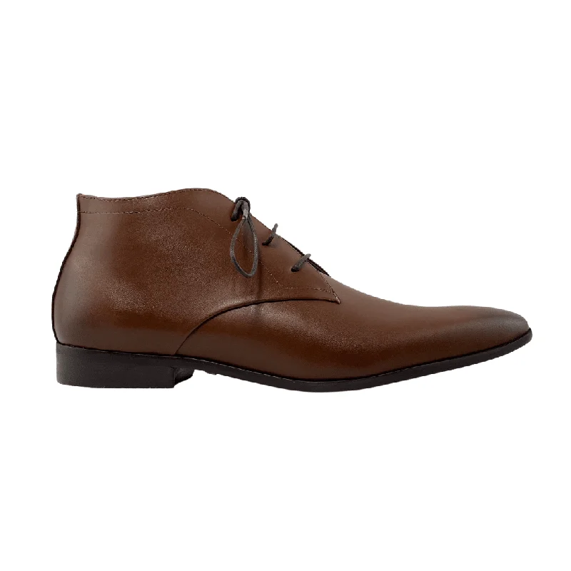 Men's formal shoes with a contrast stitching detail Men's formal shoes with a contrast stitching detail 'Benjie' men's vegan chukka by Zette Shoes - cognac Men's formal shoes with a contrast stitching detail Men's formal shoes with a contrast stitching detail 'Benjie' men's vegan chukka by Zette Shoes - cognac