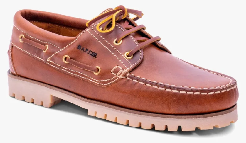Men's casual shoes with a soft insole for cushioning Barker Brixham Pull up Shoe - Tan Men's casual shoes with a soft insole for cushioning Barker Brixham Pull up Shoe - Tan