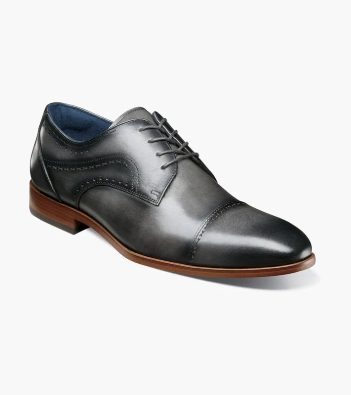 Men's formal shoes with a wingtip design Men's formal shoes with a wingtip design Stacy Adams BRYANT Cap Toe Oxford - Gray Men's formal shoes with a wingtip design Men's formal shoes with a wingtip design Stacy Adams BRYANT Cap Toe Oxford - Gray