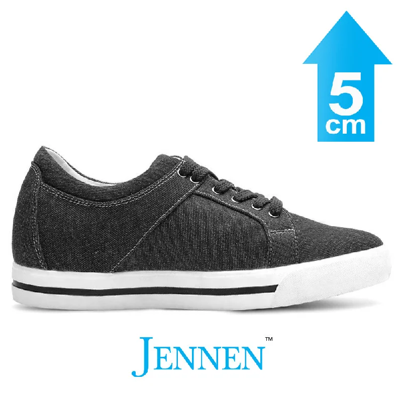 Men's casual shoes with a sporty look and feel Mr. Bartok Black 5cm | 2 inches Taller Black Height Increasing Shoes Men's casual shoes with a sporty look and feel Mr. Bartok Black 5cm | 2 inches Taller Black Height Increasing Shoes