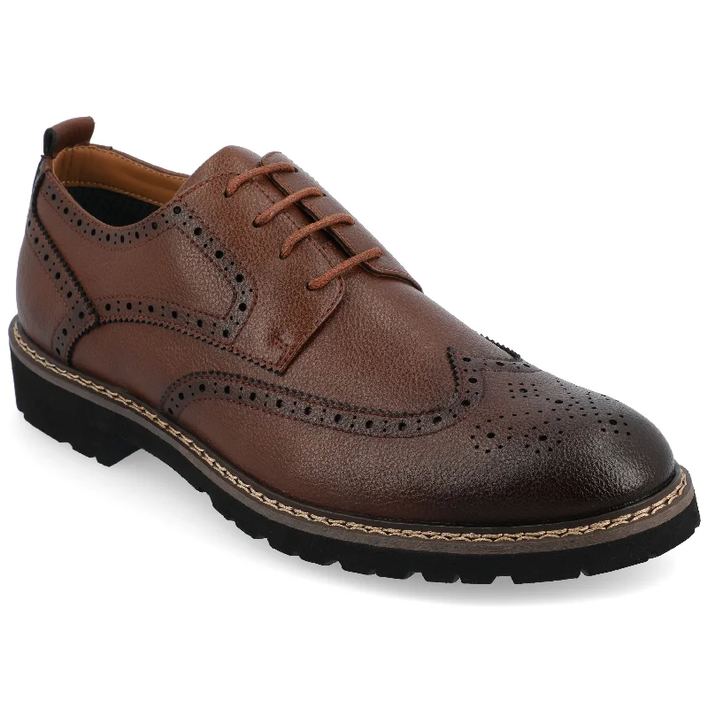 Men's formal shoes with a polished shine Men's formal shoes with a polished shine Vance Co. Campbell Wingtip Derby Men's formal shoes with a polished shine Men's formal shoes with a polished shine Vance Co. Campbell Wingtip Derby