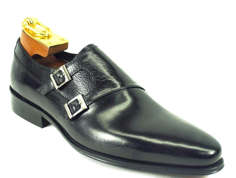 Men's formal shoes with a leather lining for breathability Men's formal shoes with a leather lining for breathability Carrucci Double Monkstraps KS099-3003 - Black Men's formal shoes with a leather lining for breathability Men's formal shoes with a leather lining for breathability Carrucci Double Monkstraps KS099-3003 - Black