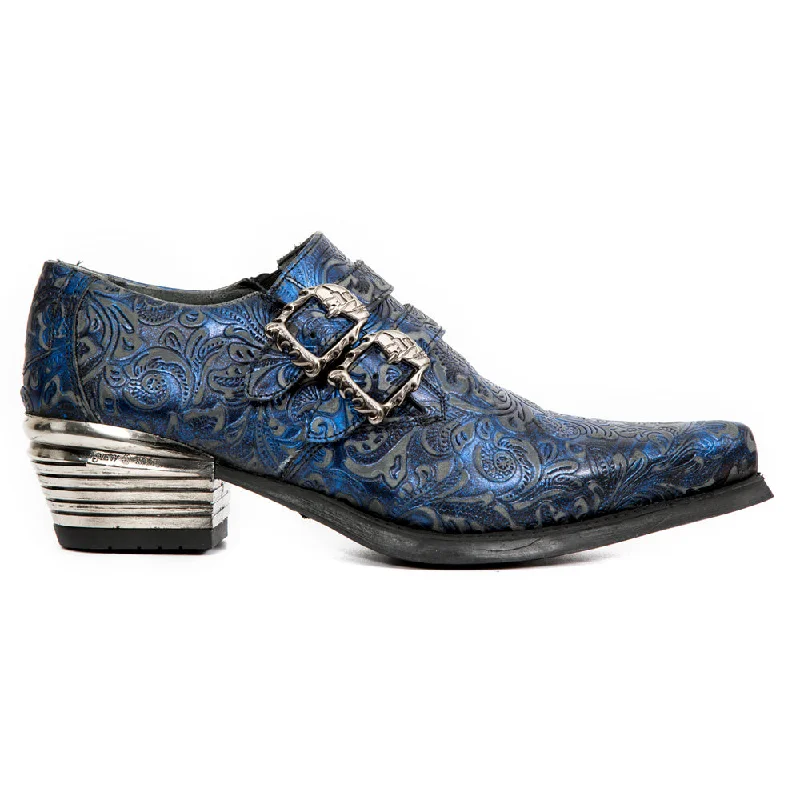 Men's formal shoes with a double monk strap Men's formal shoes with a double monk strap 7960-s7 Embossed Leather Steel Buckle Shoes Men's formal shoes with a double monk strap Men's formal shoes with a double monk strap 7960-s7 Embossed Leather Steel Buckle Shoes
