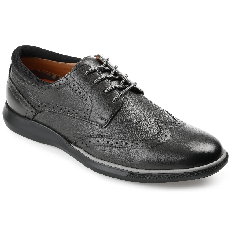 Men's formal shoes with a contrast stitching detail Men's formal shoes with a contrast stitching detail Thomas & Vine Savage Embossed Wingtip Derby Men's formal shoes with a contrast stitching detail Men's formal shoes with a contrast stitching detail Thomas & Vine Savage Embossed Wingtip Derby
