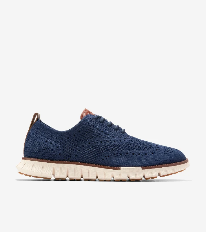 Men's leather formal Oxford shoes with a cap toe Men's ZERØGRAND Remastered Stitchlite™ Wingtip Oxford Men's leather formal Oxford shoes with a cap toe Men's ZERØGRAND Remastered Stitchlite™ Wingtip Oxford