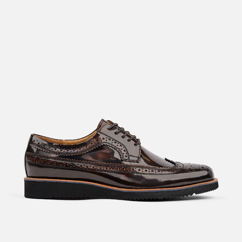 Men's leather formal Oxford shoes with a cap toe Men's leather formal Oxford shoes with a cap toe Alexander Mahogany Patent Leather Longwing Sneakers Men's leather formal Oxford shoes with a cap toe Men's leather formal Oxford shoes with a cap toe Alexander Mahogany Patent Leather Longwing Sneakers