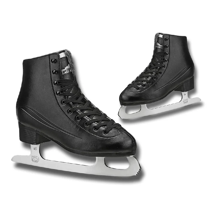 Men's casual shoes with a padded heel for comfort Men's Stainless steel blade ice skate,Black Men's casual shoes with a padded heel for comfort Men's Stainless steel blade ice skate,Black