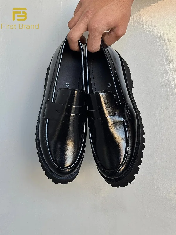 Men's casual shoes with a padded heel for comfort C007-Chunky shoe