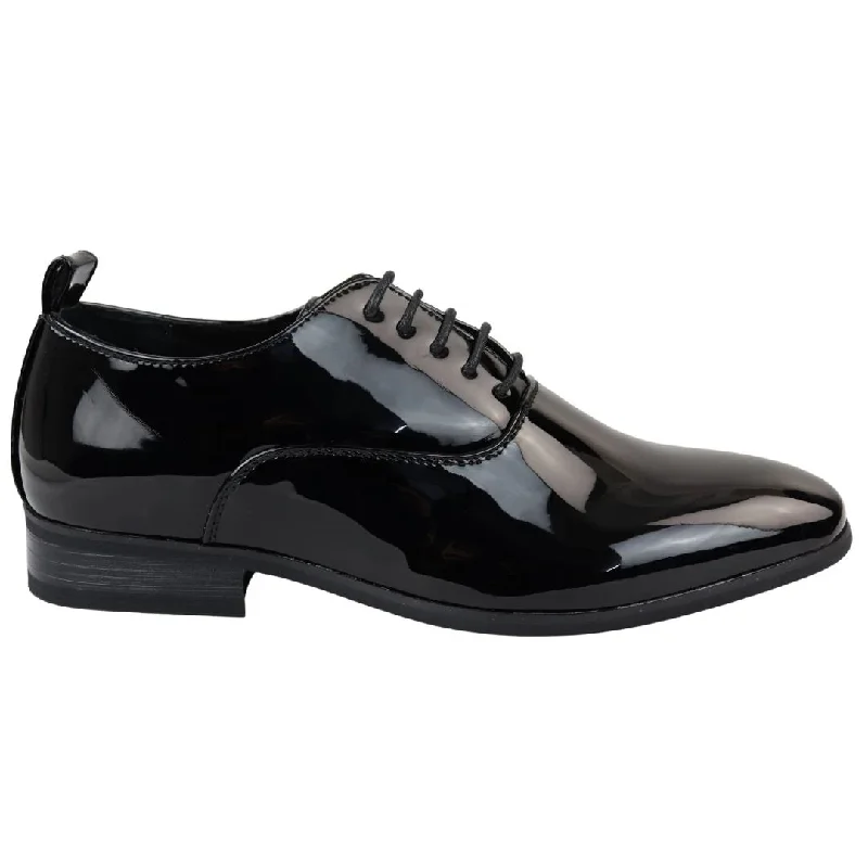 Men's formal shoes with a rubber heel cap for durability Men's formal shoes with a rubber heel cap for durability Patent Lace Up Derby Oxford Shoes Men's formal shoes with a rubber heel cap for durability Men's formal shoes with a rubber heel cap for durability Patent Lace Up Derby Oxford Shoes