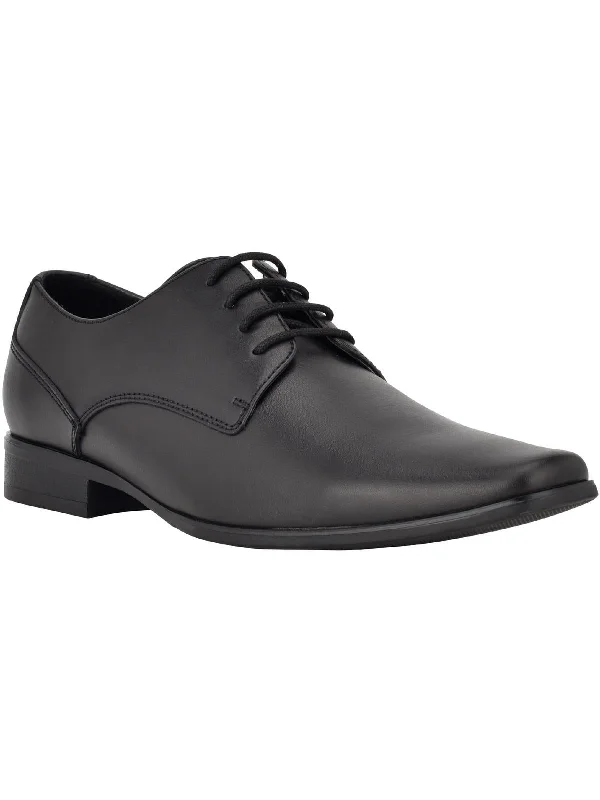 Men's formal shoes with a contrast stitching detail Men's formal shoes with a contrast stitching detail Brodie 2 Mens Leather Square Toe Oxfords