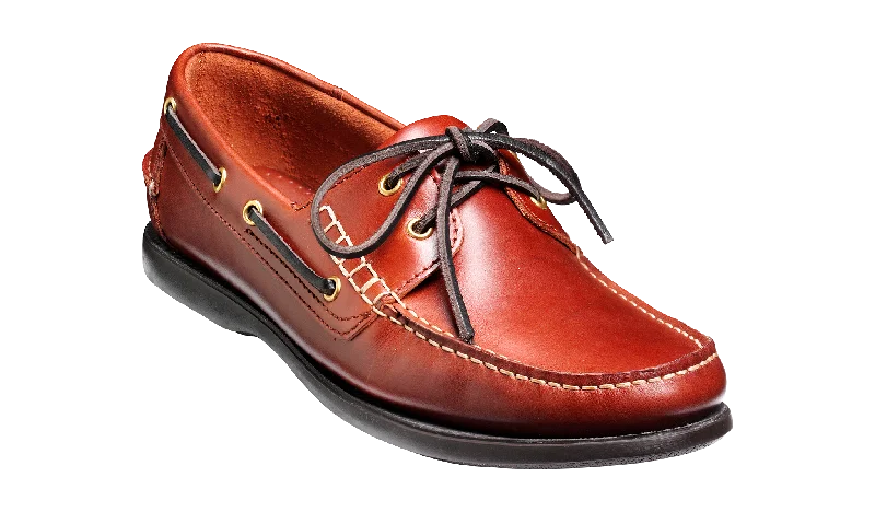 Men's casual shoes with a padded heel for comfort Barker Wallis Moccasin Shoe - Brown Calf Men's casual shoes with a padded heel for comfort Barker Wallis Moccasin Shoe - Brown Calf
