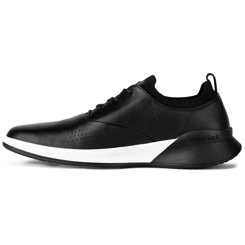 Men's formal shoes with a leather lining for breathability Men's formal shoes with a leather lining for breathability The Hybrid (Onyx)