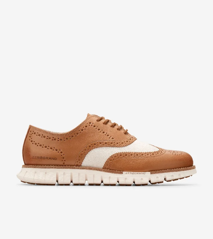 Men's formal shoes with a buckle closure Men's ZERØGRAND Remastered Lined Wingtip Oxfords Men's formal shoes with a buckle closure Men's ZERØGRAND Remastered Lined Wingtip Oxfords