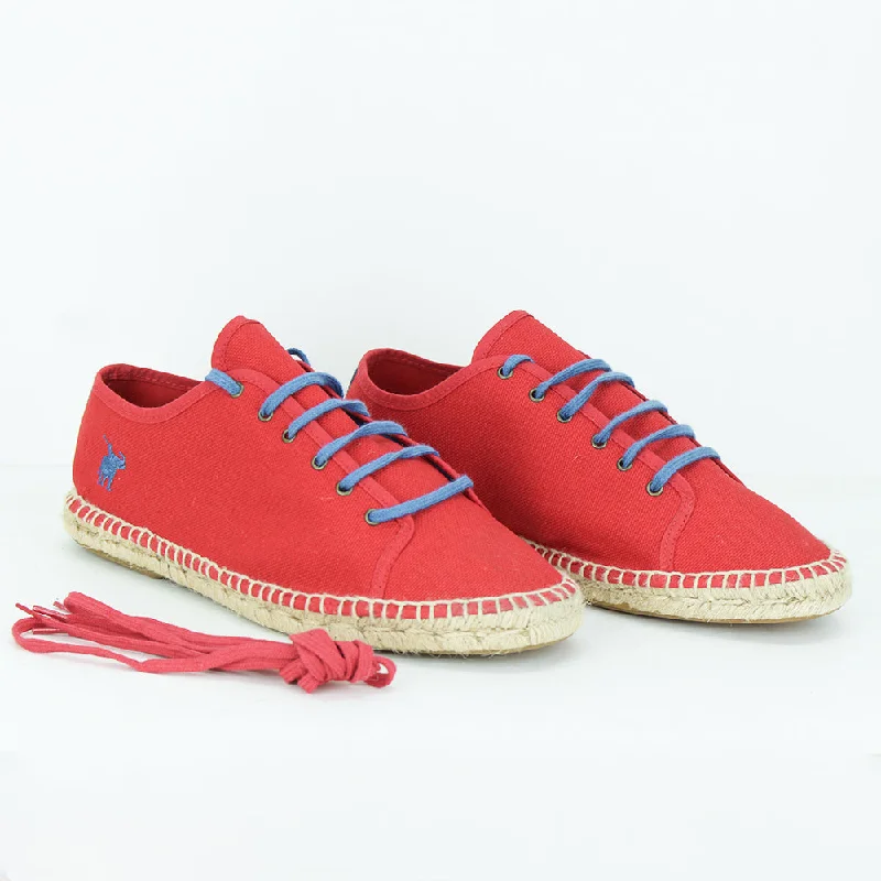 Men's casual shoes with a geometric pattern Men's Low Faxon Casual Shoes,Red