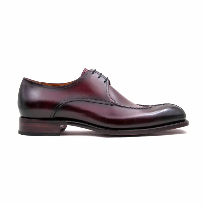Men's leather formal Oxford shoes with a cap toe Men's leather formal Oxford shoes with a cap toe Jayden Lace Up Shoes - Burgundy Men's leather formal Oxford shoes with a cap toe Men's leather formal Oxford shoes with a cap toe Jayden Lace Up Shoes - Burgundy