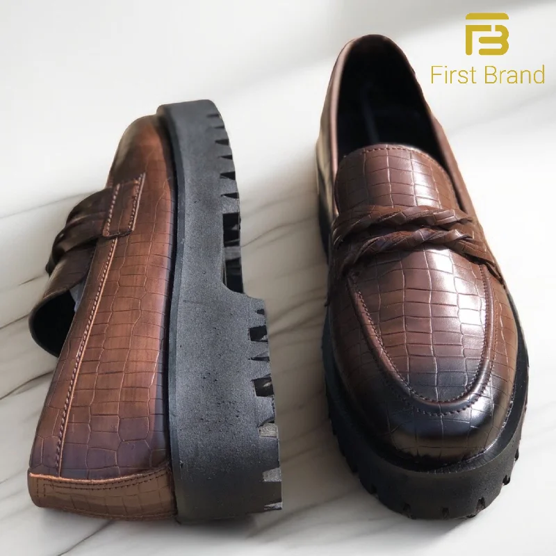 Men's casual shoes with a soft insole for cushioning C017-Dori BR