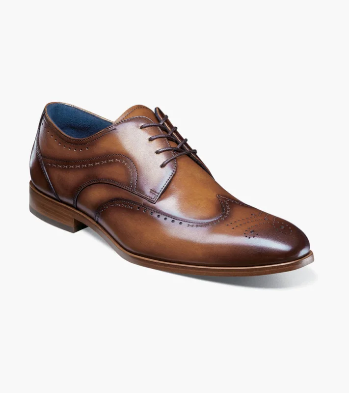 Men's formal shoes with a polished shine Men's formal shoes with a polished shine Stacy Adams BRAYDEN Wingtip Oxford - Tan Men's formal shoes with a polished shine Men's formal shoes with a polished shine Stacy Adams BRAYDEN Wingtip Oxford - Tan