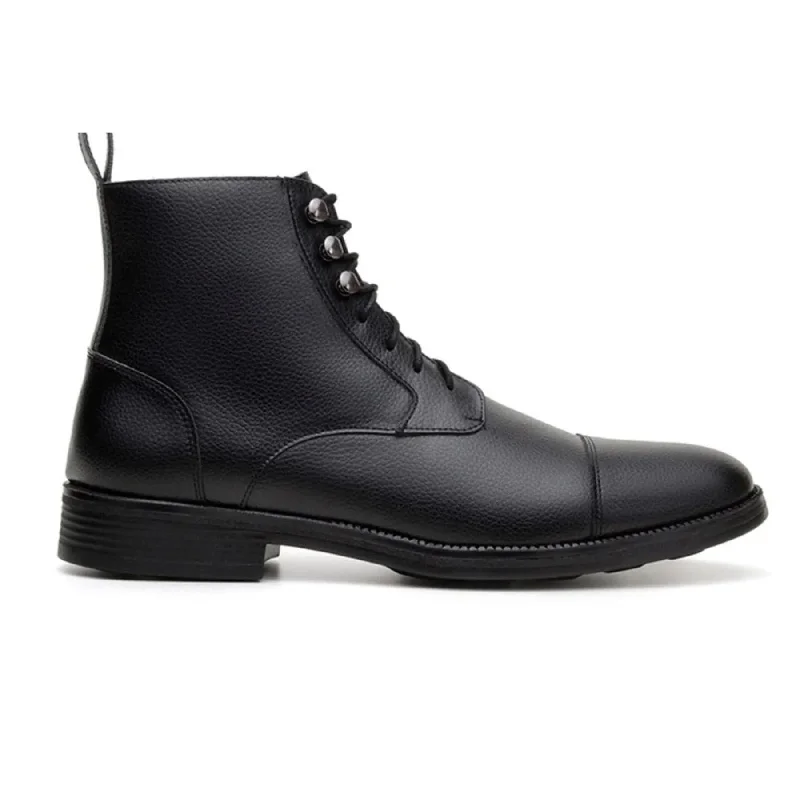 Men's formal shoes with a leather lining for breathability Men's formal shoes with a leather lining for breathability 'Vellerti' classic vegan leather Chelsea by Vincente Verde - black Men's formal shoes with a leather lining for breathability Men's formal shoes with a leather lining for breathability 'Vellerti' classic vegan leather Chelsea by Vincente Verde - black