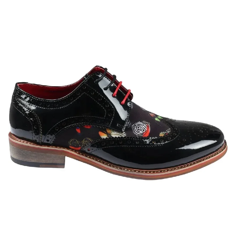 Men's formal shoes with a padded insole for comfort Men's formal shoes with a padded insole for comfort Julius Patent Leather Brogue Shoes Men's formal shoes with a padded insole for comfort Men's formal shoes with a padded insole for comfort Julius Patent Leather Brogue Shoes