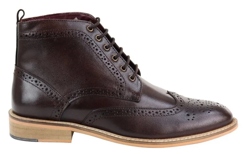 Men's formal shoes with a double monk strap Men's formal shoes with a double monk strap Mens Classic Oxford Brogue Ankle Boots in Brown Leather Men's formal shoes with a double monk strap Men's formal shoes with a double monk strap Mens Classic Oxford Brogue Ankle Boots in Brown Leather