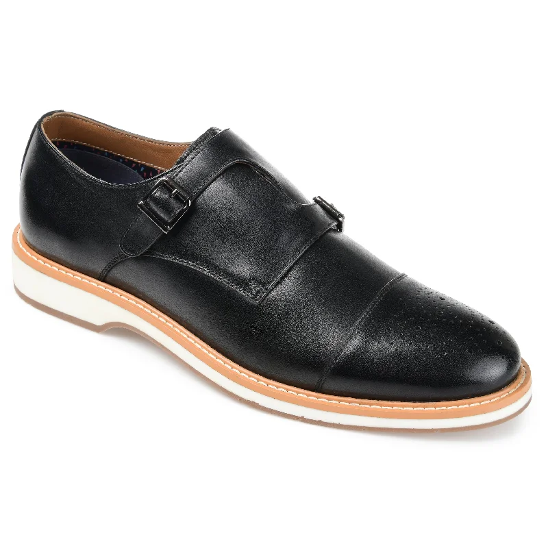 Men's formal shoes with a wingtip design Men's formal shoes with a wingtip design Thomas & Vine Ransom Cap Toe Monk Strap Dress Shoe Men's formal shoes with a wingtip design Men's formal shoes with a wingtip design Thomas & Vine Ransom Cap Toe Monk Strap Dress Shoe