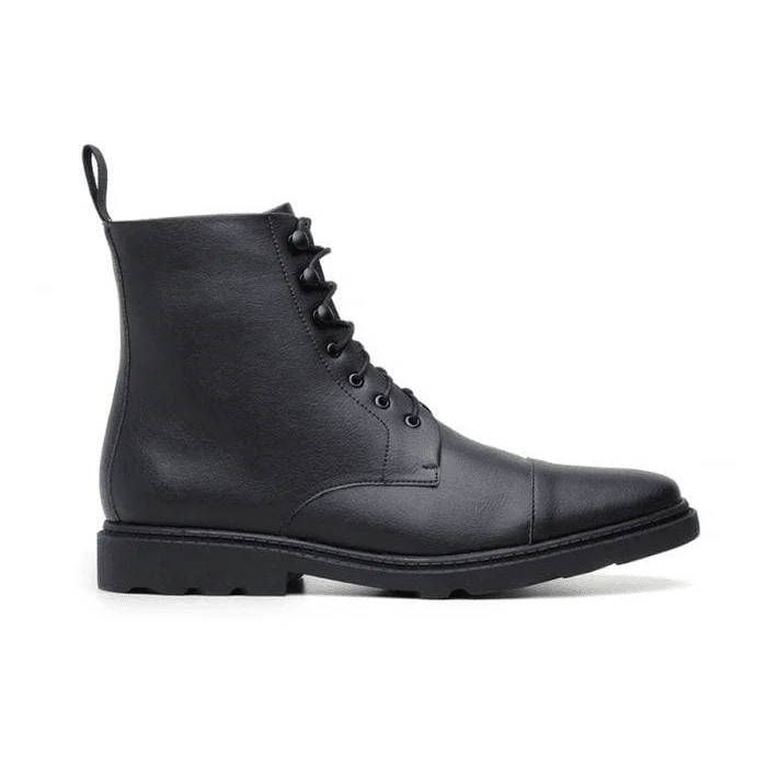 Men's formal shoes with a double monk strap Men's formal shoes with a double monk strap 'Work Boot 2.0' Vegan Lace-Up Boot by Ahimsa - Black Men's formal shoes with a double monk strap Men's formal shoes with a double monk strap 'Work Boot 2.0' Vegan Lace-Up Boot by Ahimsa - Black