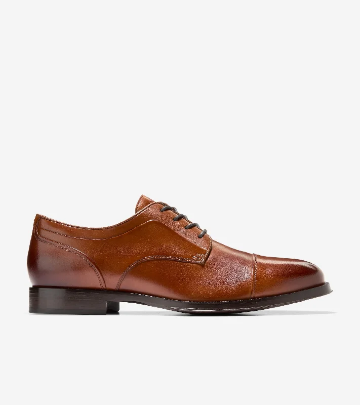 Men's formal shoes with a rubber heel cap for durability Men's Carnegie Cap Toe Oxford Men's formal shoes with a rubber heel cap for durability Men's Carnegie Cap Toe Oxford