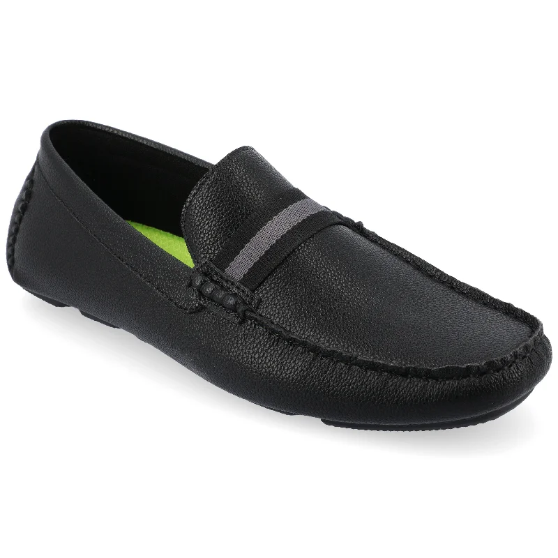 Men's leather formal Oxford shoes with a cap toe Men's leather formal Oxford shoes with a cap toe Vance Griffin Driving Loafer