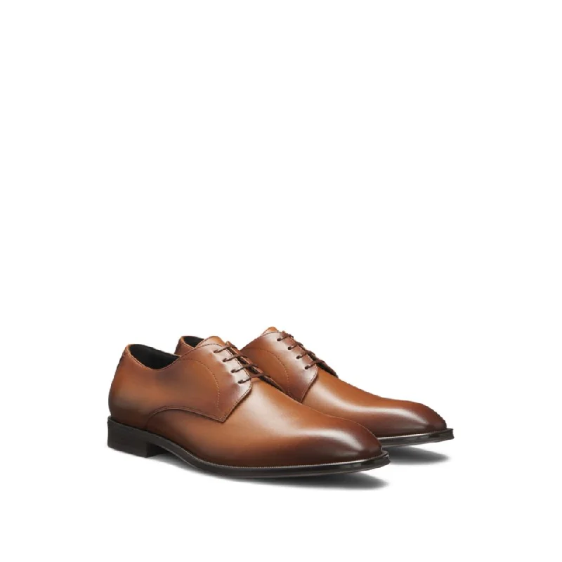 Men's formal shoes with a padded insole for comfort Men's formal shoes with a padded insole for comfort Leather Derby shoes with stitching details Men's formal shoes with a padded insole for comfort Men's formal shoes with a padded insole for comfort Leather Derby shoes with stitching details