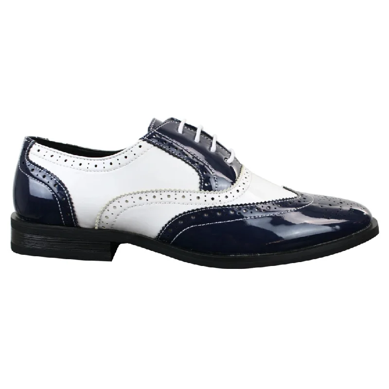 Men's leather formal Oxford shoes with a cap toe Men's leather formal Oxford shoes with a cap toe Lace Patent Brogue Shoes Gatsby Men's leather formal Oxford shoes with a cap toe Men's leather formal Oxford shoes with a cap toe Lace Patent Brogue Shoes Gatsby
