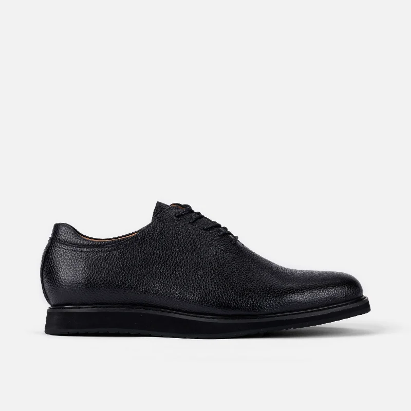Men's formal shoes with a padded insole for comfort Men's formal shoes with a padded insole for comfort Idris Black Leather Whole Cut Lace Up Sneakers Men's formal shoes with a padded insole for comfort Men's formal shoes with a padded insole for comfort Idris Black Leather Whole Cut Lace Up Sneakers