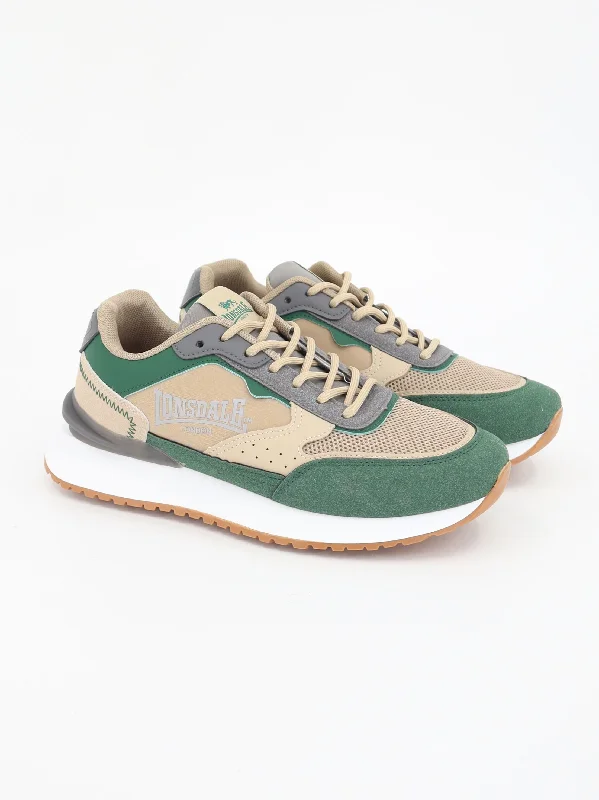 Men's casual shoes with a logo patch on the tongue Men's Textured Sneakers,Multi