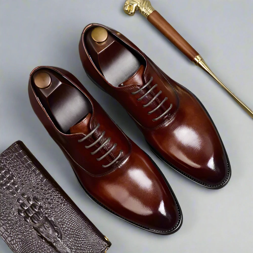 Men's formal shoes with a leather lining for breathability Men's formal shoes with a leather lining for breathability La Finezza - Italian Style Genuine Leather Oxford Dress Shoes (Best seller) Men's formal shoes with a leather lining for breathability Men's formal shoes with a leather lining for breathability La Finezza - Italian Style Genuine Leather Oxford Dress Shoes (Best seller)