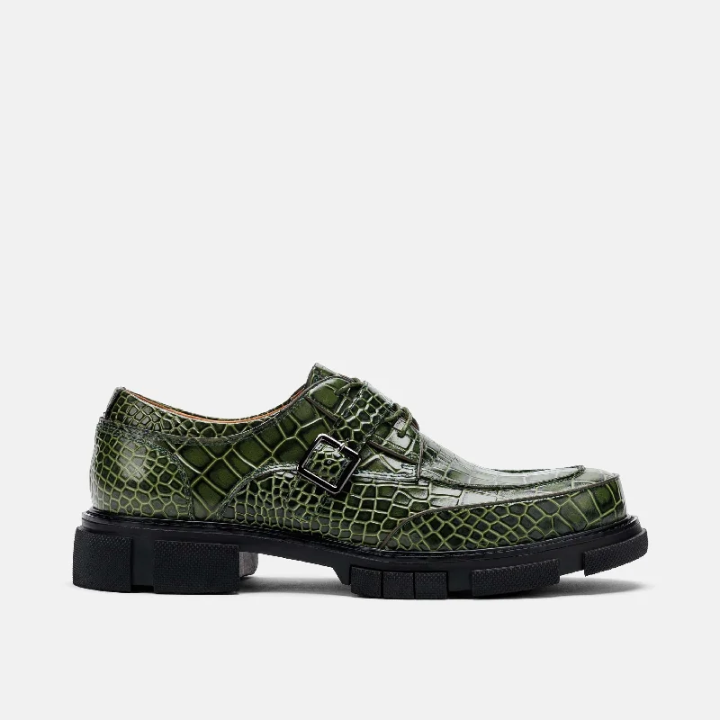 Men's formal shoes with a double monk strap Men's formal shoes with a double monk strap Atlas Green Croc Leather Derbys Men's formal shoes with a double monk strap Men's formal shoes with a double monk strap Atlas Green Croc Leather Derbys