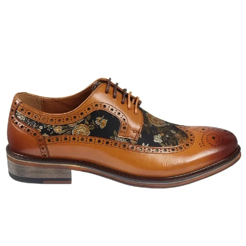 Men's formal shoes with a double monk strap Men's formal shoes with a double monk strap Ross Floral Print Leather Brogue Shoes Men's formal shoes with a double monk strap Men's formal shoes with a double monk strap Ross Floral Print Leather Brogue Shoes