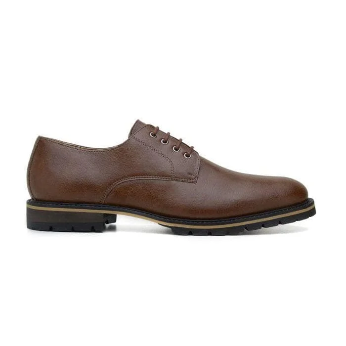 Men's formal shoes with a wingtip design Men's formal shoes with a wingtip design 'David' men's derby shoe by Ahimsa - cognac Men's formal shoes with a wingtip design Men's formal shoes with a wingtip design 'David' men's derby shoe by Ahimsa - cognac