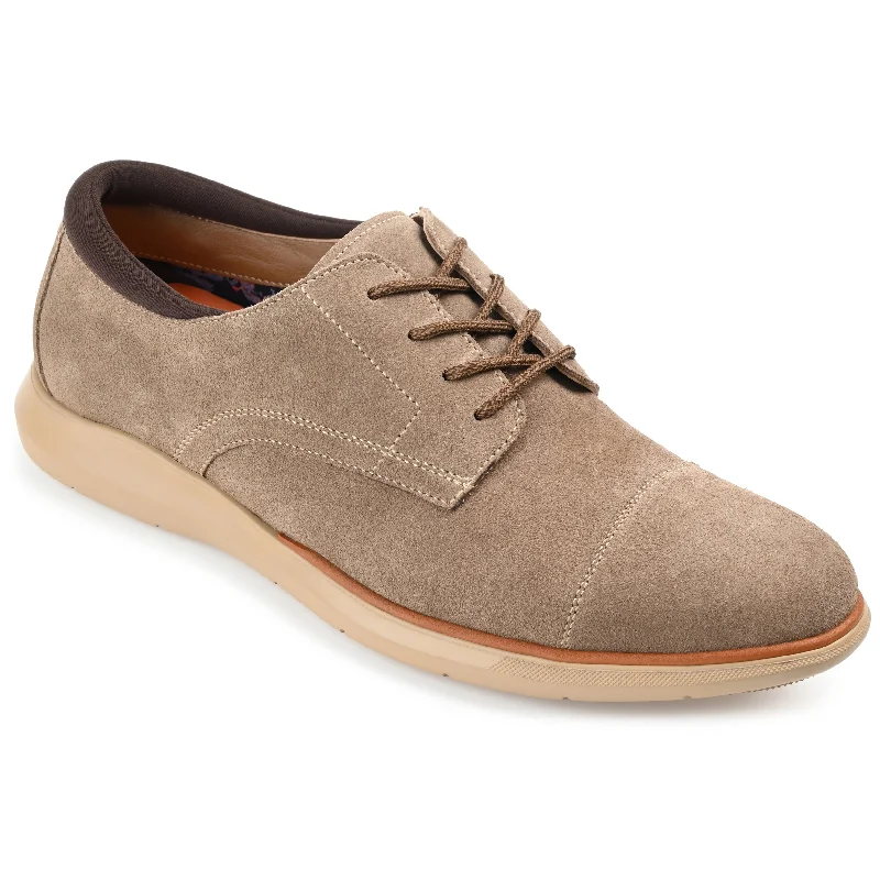 Men's leather formal Oxford shoes with a cap toe Men's leather formal Oxford shoes with a cap toe Thomas & Vine Felton Cap Toe Derby Men's leather formal Oxford shoes with a cap toe Men's leather formal Oxford shoes with a cap toe Thomas & Vine Felton Cap Toe Derby