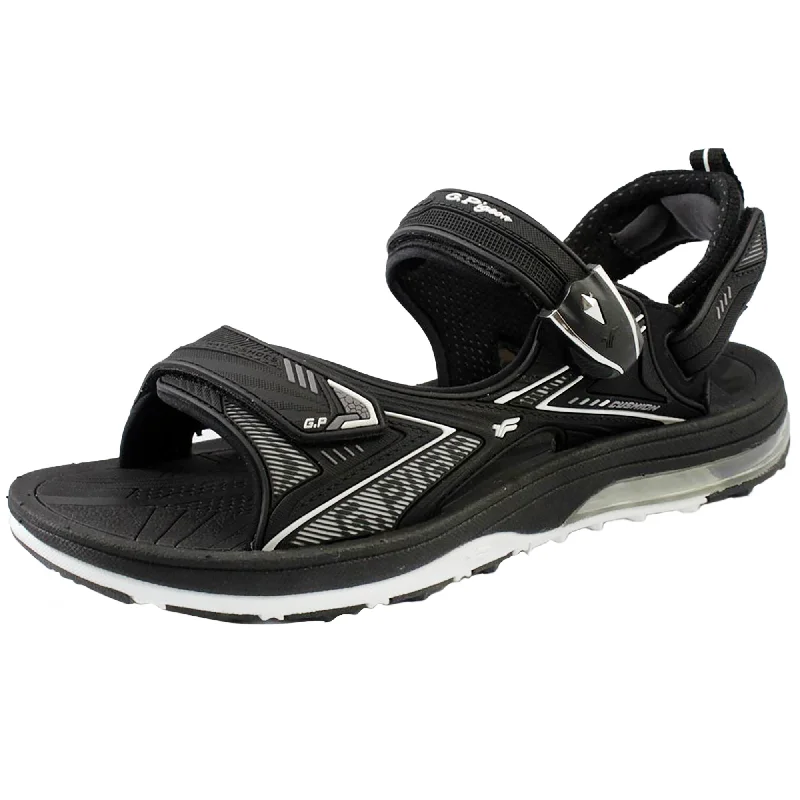 Men's sandals with a pointed toe for a stylish lookAir Cushion: 1676 Black