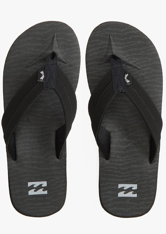 Men's sandals with a toe post designBillabong Men's All Day Impact Print Sandals
