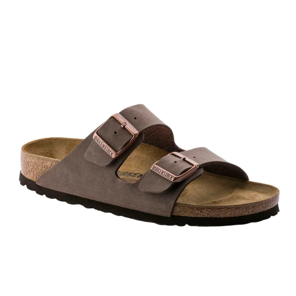 Men's sandals with a rubber sole for tractionBirkenstock Men's Arizona (Regular Width) Mocha