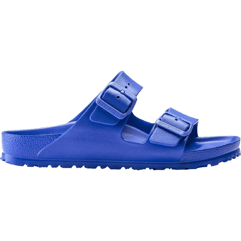 Men's sandals with a removable insole for cleaningUnisex Birkenstock Arizona Essentials Ultra Blue EVA