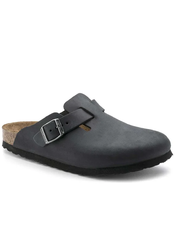 Men's sandals with a toe post designBirkenstock Boston Oiled Leather Sandals