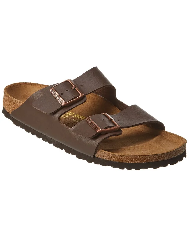 Men's sandals with a perforated leather upper for ventilationBirkenstock Narrow Arizona Birko-Flor Sandal Men's sandals with a perforated leather upper for ventilationBirkenstock Narrow Arizona Birko-Flor Sandal